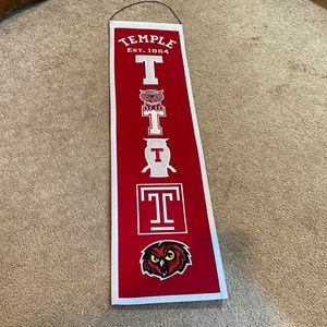 Temple University Banner